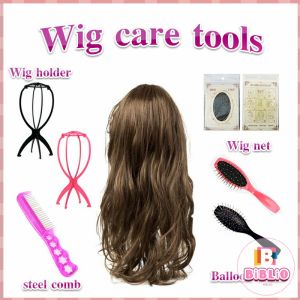 N.K. Wig care hair net small steel comb support Wig air bag comb four piece set of care tools