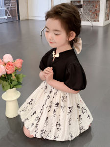 ชุดเด็กผู้หญิงสไตล์จีนฤดูร้อน กระโปรงทรงม้าแขนสั้น ชุดเด็กผู้หญิง เดรสเด็กผู้หญิง แฟชั่น ชุดเด็ก ชุดเด็ก ชุดเด็ก