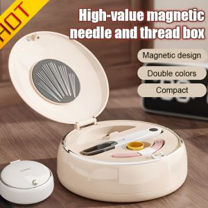 New Portable Magnetic Sewing Box Magnetic Sewing Needles Holder Storage Box Home Use Clothing Thread Box Anti-Lost Home Sewing Accessories