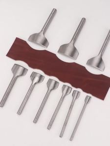 QJH | Bộ 3 Dụng Cụ Cắt Da Hình Bán Nguyệt Bằng Thép Mạ Bạc Dụng Cụ Thủ Công Làm Đồ Thủ Công DIY Dùng Để Làm Dây Đeo Ví Túi
