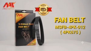 MEAUSU FAN BELT / AIR COND BELT HYUNDAI ATOS 1.0 / 1.1 KIA PICANTO NAZA SURIA ( MSFB-4PK-012 / 4PK675 ) BRAND MEAUSU V-RIBBED