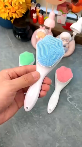 cọ rửa mặt hình bàn chân mèo Bàn Chải Làm Sáng Da Cao Cấp - Dụng Cụ Chăm Sóc Da Đa Năng