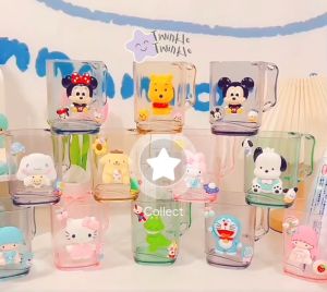 Gelas Anak Gelas Sikat Gigi Anak Plastik Motif Kuromi Cinnamoroll Melody Stella Kitty Pooh Doraemon