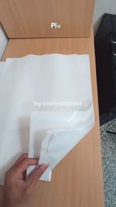 Plastik PE Putih Susu Ukuran 35 x 45 cm Tebal 08 Per Pack [isi 25 lbr] Starindoplast