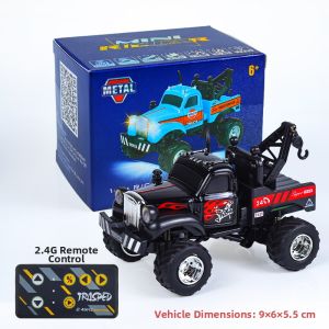 2.4G RC Alloy Rescue Model Car 1:64 Scale