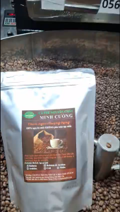 500gr Cà phê hạt rang xay Cà phê pha máy Cà phê pha Phin nguyên chất - Minh Cường Coffee