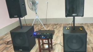 NAKACHI (1 ใบ) ตู้เบส ตู้ซับลำโพง พร้อมดอก 15 นิ้ว ทรงมาติน Martin ไม้เนื้อแข็งหนา 20 มม. งานสวย แข็งแรง ส่งไวทันใจ