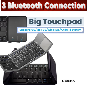 Mini Foldable Wireless Bluetooth Lightweight Keyboard With For IOS/Android/Windows Desktop Phone Pad