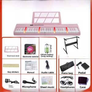 Portable Folding 88-Key Electric Grand Piano for Beginners Adults Exam Entry Children Electronic Keyboard Home Charging