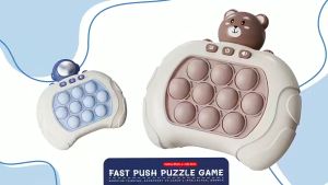 2024 New Push Game Console Pop it Fidget Toys Quick Speed Push Toys Children Focus Training Education
