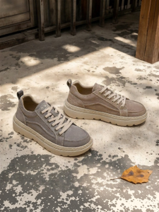 Josiny | Thick Sole Retro Lace-up Breathable Casual Shoes
