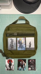 Patch Velcro dán in hình Ronin Samurai ( Hình in công nghệ Decal không có viền Gân ) - Poseidon.est2019