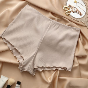 Summer Simple Home Leggings women High Waist Wide Leg Loose Anti-exposure Insurance Safety Shorts Seamless Breathable Slim Fit