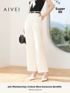 AIVEI | Summer French Stylish High-Waist Straight Pants