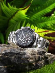 Fairwhale | Mark Fairwhale 6970 Brand Multifunction Watch Automatic Movement Mechanical Watch Stainless Steel Waterproof Mens Watch