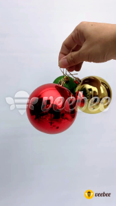 Bola Natal Polos 6cm 8cm 10cm isi 6pc packing Mika | bola hias pohon natal | bola natal 6cm | pernak pernik natal | dekorasi natal