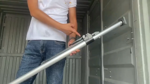 Universal Truck Cargo Bar Ratcheting Cargo Bar Pickup Cargo Bar Adjustable 63-106 Inch (1.6-3.3Meters)