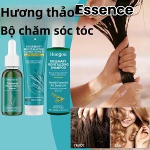 Bộ Chăm Sóc Tóc Hương Thảo Hữu Cơ - Dầu Gội Dầu Xả Tinh Chất Dưỡng Tóc Giúp Nuôi Dưỡng & Làm Chắc Khỏe Tóc Dành Cho Tóc Xoăn Cứng Chống Rụng Tóc Điều Trị Da Đầu Dùng Được Cho Cả Nam Và Nữ 100ml