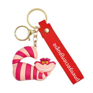 พวงกุญแจแมวเชสเชียร์น่ารัก ลายต้นคริสต์มาสเคลือบเงา ของขวัญเทศกาลสำหรับผู้หญิง ผู้ชาย จี้ห้อยกระเป๋า