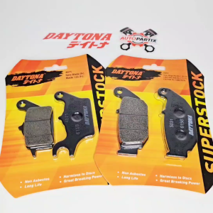 Paket Kampas Rem Depan Belakang DAYTONA SONIC 150 SUPRA GTR 150 Superstock Cakram Discpad Brake pad Racing Daytona