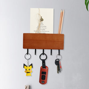 Rak Dinding Rak Gantung Rak Dinding Gantungan Kunci Kayu Tempat Gantungan Kunci