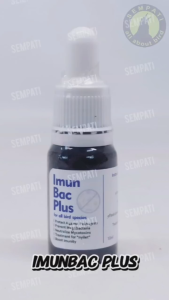 SEMPATI Obat Burung Nyilet Kurus Imunbac Plus 10 Ml Ampuh Obat Kutu Cacing Burung Lovebird Parrot Murai Pleci Kenari Parkit Kakaktua Basmi Parasit Mikroorganisme Anti Bacterial