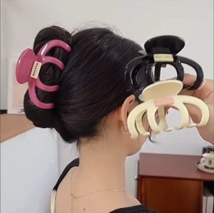Phụ kiện kẹp tóc xinh Doudou Kẹp càng cua phong cách Hàn Quốc cỡ lớn Cặp tóc 10cm thời trang sang chảnh ZJ073