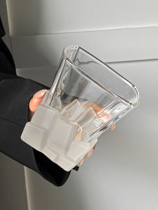 Creative Whiskey Glass Artistic Small Batch Design Frosted Ice Cube Cup Luxury Glassware Nordic Style Universal Beverage Cup