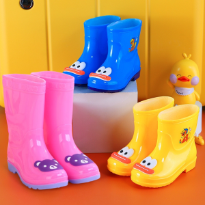 Waterproof Lightwight Waterproof Rain Boots for Kid Rain Shoes