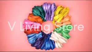 Balon Latex Metalik 1 Pack Isi 50 Pcs 12 Inch - Balon Per Pack - Balon Karet