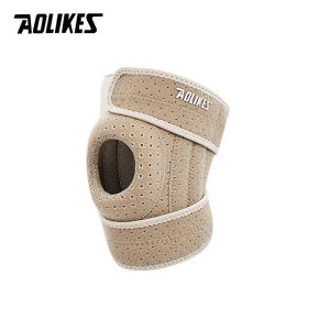 AOLIKES | AOLIKES 1PCS Breathable Four Spring Knee Support Brace Kneepad Adjustable Patella Knee Pads Safety