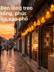 No Brand | Solar Powered Water Resistant Colorful Light String for Festive Decoration