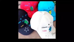 Topi  Anak Karakter Kartun DINOSAURUS ( 2 - 10 Tahun)