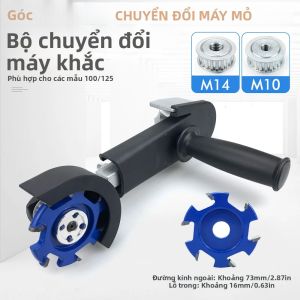 Bộ Chuyển Đổi Máy Mài Góc Hạng Nặng Có Khóa An Toàn 3 Hàm Kẹp M10/M14/US Cho Phụ Kiện Dụng Cụ Điện Khắc Gỗ/kim Loại