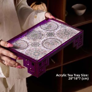 ZHIXIAO | Chinese Style Acrylic Tea Tray