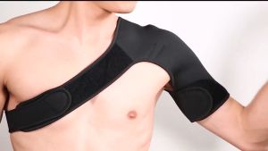 Deker Pelindung Penyangga Bahu/Shoulder Support/Alat Cedera Bahu/Perlindungan Bahu/Terapi Cedera Bahu