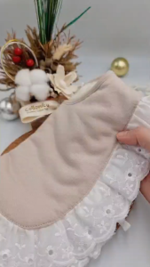 ผ้ากันเปื้อนเด็ก ผ้ากันน้ำลาย ผ้าซับน้ำลาย ผ้าพันคอเด็ก 10043-44: Organic Cotton Jersey