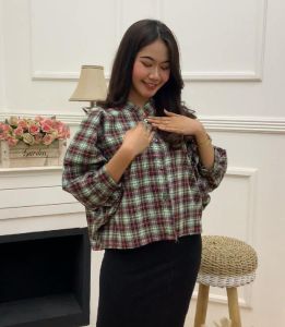 PROMO VIRAL KEMEJA TAMARA BATWING / KEMEJA WANITA FLANEL / KEMEJA FLANEL KANCING / BATWING KANCING FLANEL / KEMEJA WANITA TERBARU 2022 / KEMEJA WANITA KEKINIAN / KEMEJA WANITA KOREA