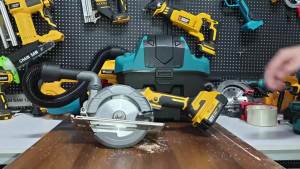 Electric Goddess 6 Inch Brushless Circular Saw Cordless Wood Metal Cutting and Sanding Chainsaw For Dewalt 20V Battery Pins