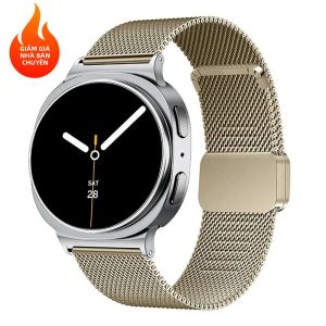 Dây Đeo Bằng Thép Không Gỉ Milanese Dành Cho Samsung Galaxy Watch 8 Classic 46mm 7Ultra 40mm 44mm 47mm Dây Đeo Bằng Lưới Kim Loại Từ Tính