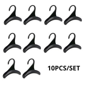 10pcs Widen Plastics Hanger Connection Hook Stackable Space Saving Storage Multifunctional Bag and Hat Hanging Rack