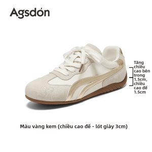 Agsdon | Giày Thể Thao Bảng Nâng Cao Dành Cho Nữ