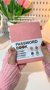 Password Book with Alphabetical Tabs A7 Password Keeper Book with Color Pages Password Notebook Organizer for Website Logins Gifts for Home and Work
