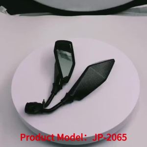 Motorcycle Mirrors Blue M10 ABS Motorcycle Rearview Mirrors Scooter E-Bike ATV Dirt Bike Rear View Mirrors HD Side Mirror
