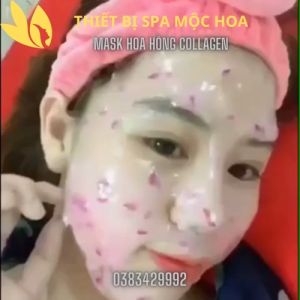 Mặt Nạ Collagen Hoa Hồng Bột Hoa Hồng Cánh Handmade Trắng Da Căng Bóng Trẻ Hóa Da