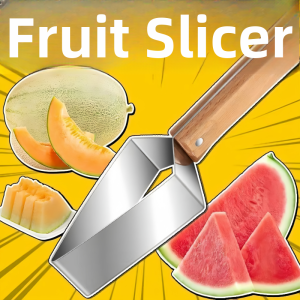 Stainless Steel Fruit Slicer Multifunctional Watermelon Cutter Kitchen Tool for Takeaway Packaging Bags Ideal Kitchen Gadget