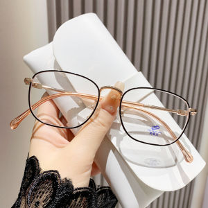 JN IMPRESSION Anti-blue Light Photochromic Myopia Glasses HD Fashion Cross-border Student HD Men and Women Fashion Full Frame Myopia Glasses 0 Degrees - Myopia 450 Degrees