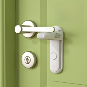 Khóa an Toàn Cho Trẻ Em Khóa Cửa Chống Mở Cho Mèo Khóa Cửa an Toàn Đa Năng Khóa Cửa Cầm Tay Cố Định Chống Va Chạm