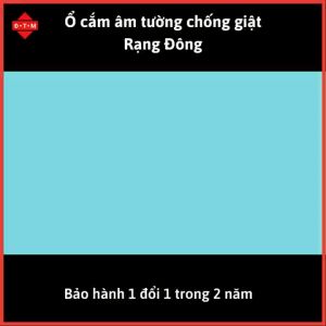 Ổ Cắm Điện An Toàn Chống Giật Tự Động Ngắt Điện Khi Phát Hiện Rò Điện Rạng Đông - Âm Tường - model: OCAT01 1C/16A