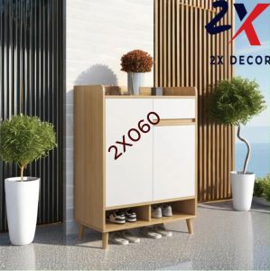 Tủ giày đa năng có chân đế bằng gỗ hiện đại thích hợp cho phòng khách gia đình 2X Decor- 2X060